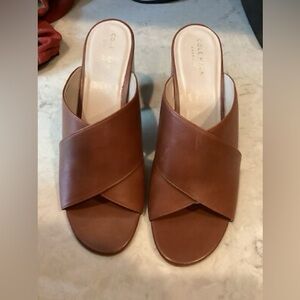 Cole Haan Women's Tan Mules